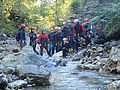 Canyoning mit der Jugend 1, 24.09.2011